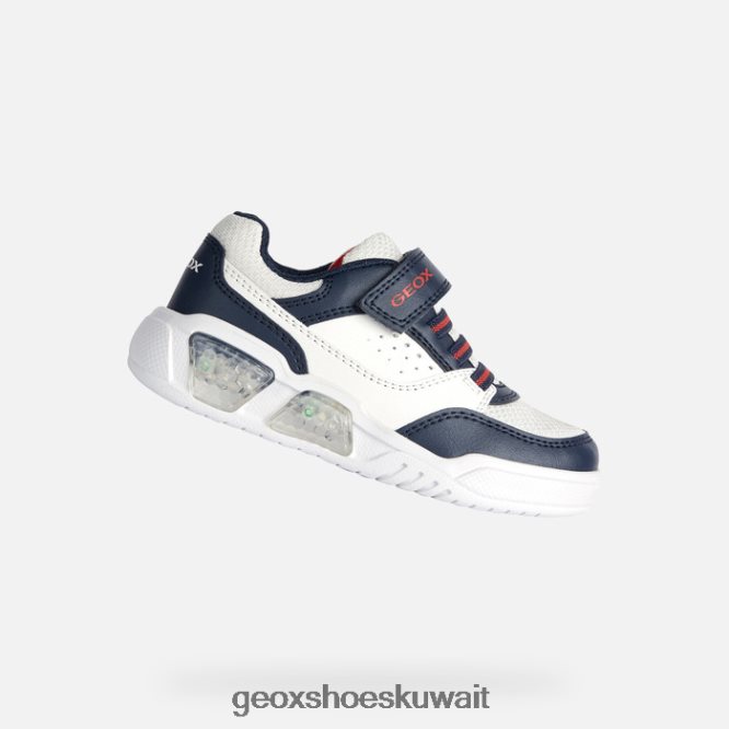 Geox BLL84T1897 Illuminus Junior Navy/White