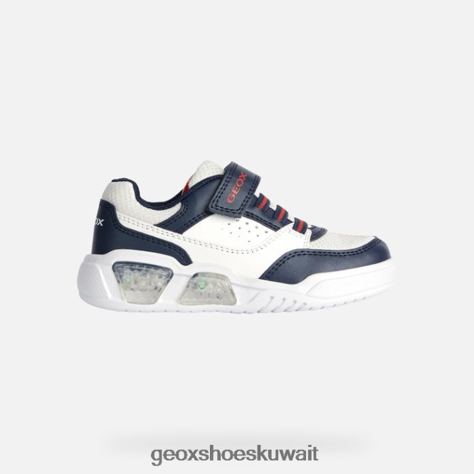 Geox BLL84T1897 Illuminus Junior Navy/White
