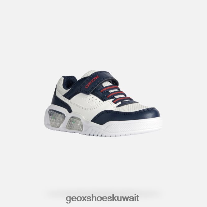 Geox BLL84T1897 Illuminus Junior Navy/White