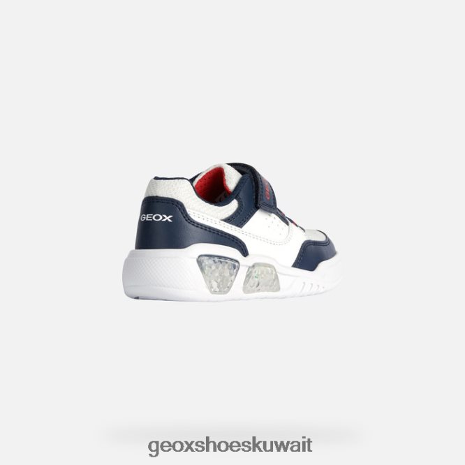 Geox BLL84T1897 Illuminus Junior Navy/White