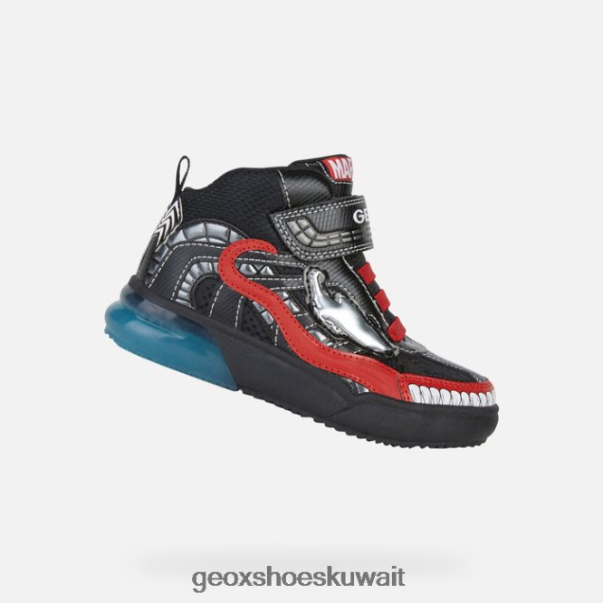 Geox BLL84T1016 Grayjay Junior Black/Red