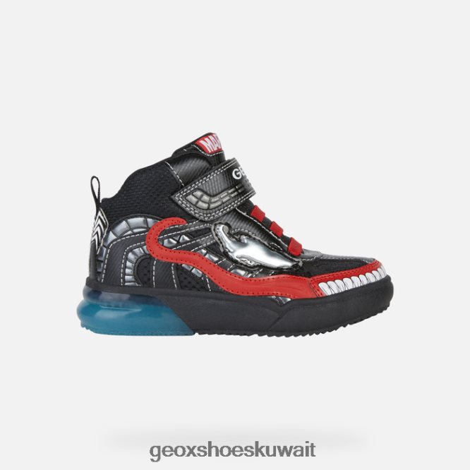 Geox BLL84T1016 Grayjay Junior Black/Red