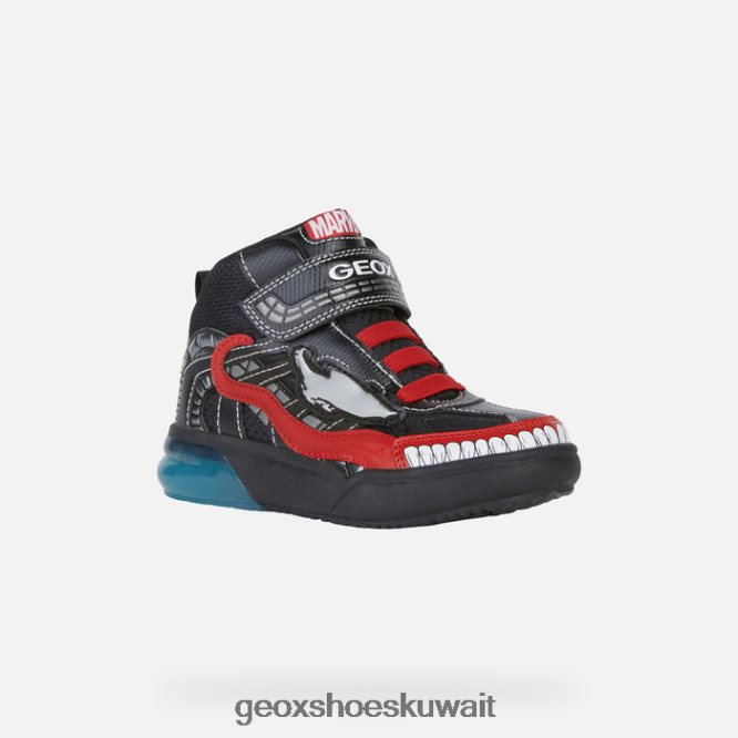 Geox BLL84T1016 Grayjay Junior Black/Red