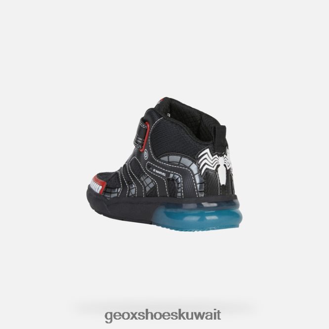 Geox BLL84T1016 Grayjay Junior Black/Red