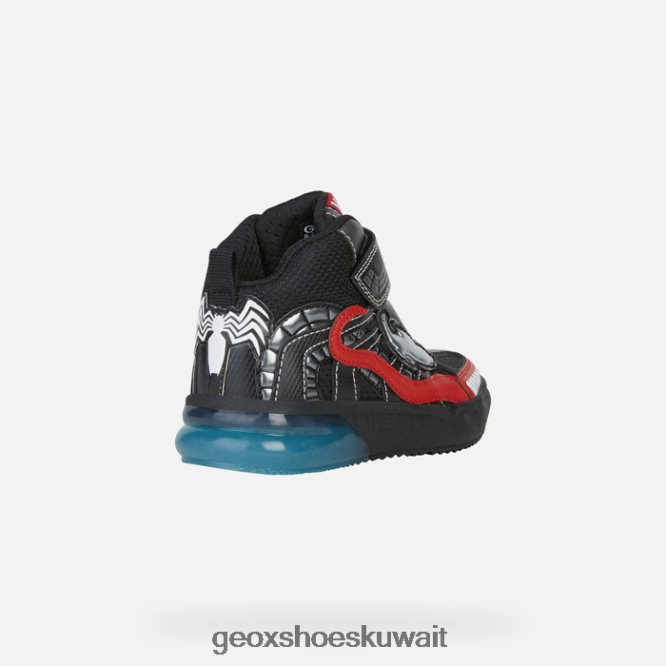 Geox BLL84T1016 Grayjay Junior Black/Red