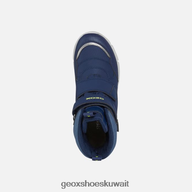 Geox BLL84T1073 Flexyper Abx Junior Navy/Fluo Yellow