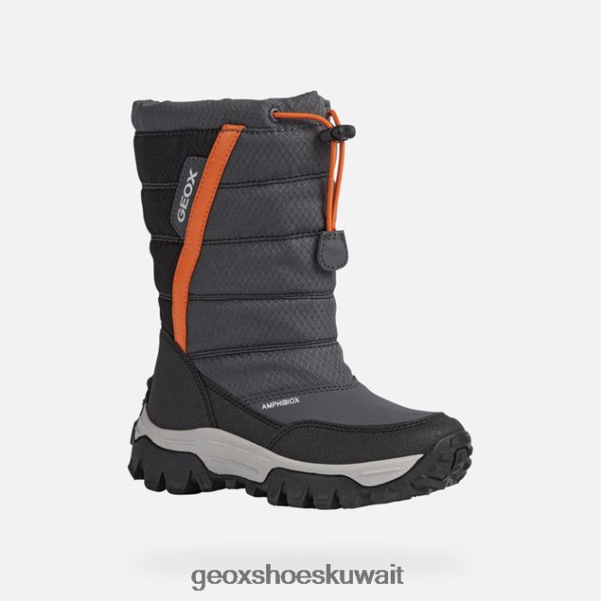 Geox BLL84T1161 Himalaya Abx Junior Dark Grey/Orange