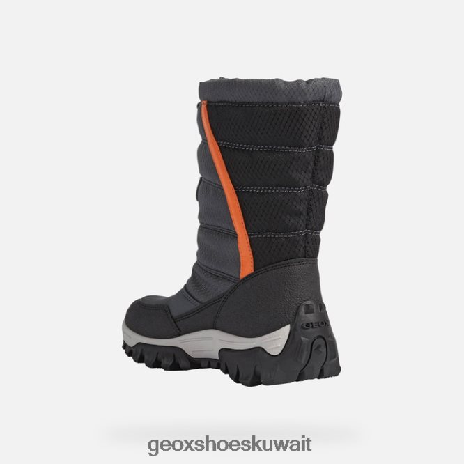 Geox BLL84T1161 Himalaya Abx Junior Dark Grey/Orange