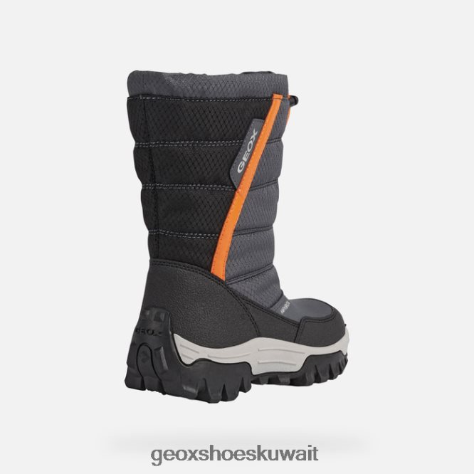 Geox BLL84T1161 Himalaya Abx Junior Dark Grey/Orange