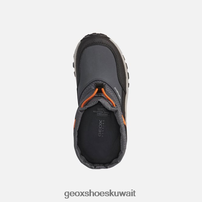Geox BLL84T1161 Himalaya Abx Junior Dark Grey/Orange