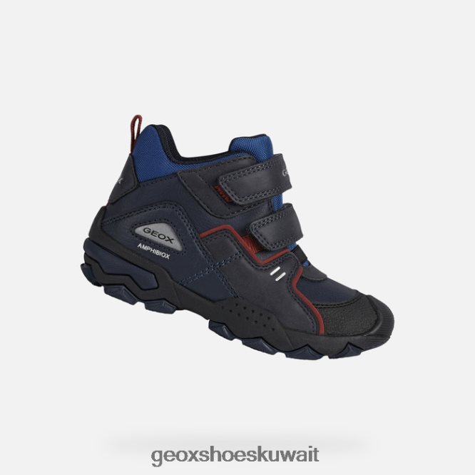 Geox BLL84T1286 Buller Abx Boy Navy/Dark Red