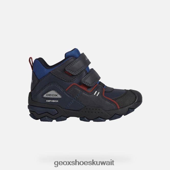 Geox BLL84T1286 Buller Abx Boy Navy/Dark Red