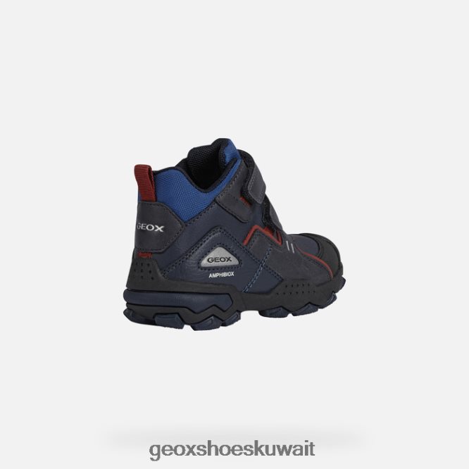 Geox BLL84T1286 Buller Abx Boy Navy/Dark Red