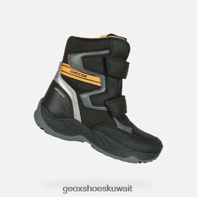 Geox BLL84T1295 Sentiero Abx Boy Black/Yellow