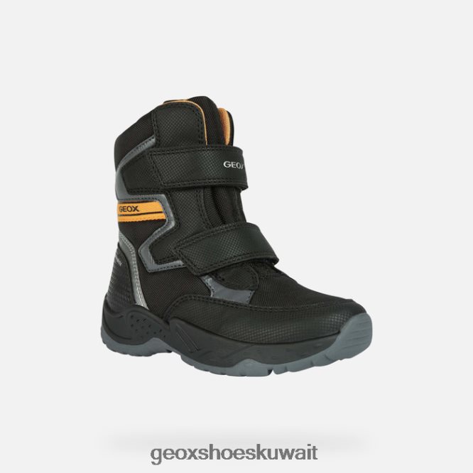 Geox BLL84T1295 Sentiero Abx Boy Black/Yellow
