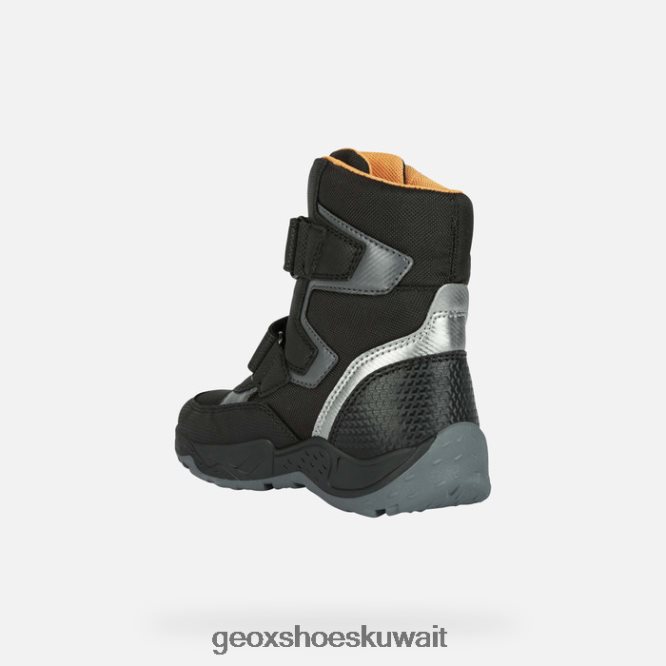 Geox BLL84T1295 Sentiero Abx Boy Black/Yellow