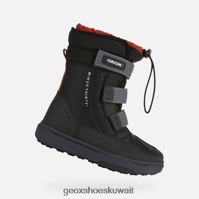 Geox BLL84T1319 Bunshee Pg Abx Boy Black/Rust