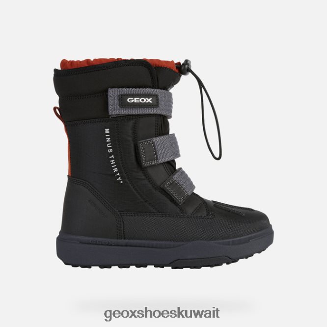 Geox BLL84T1319 Bunshee Pg Abx Boy Black/Rust