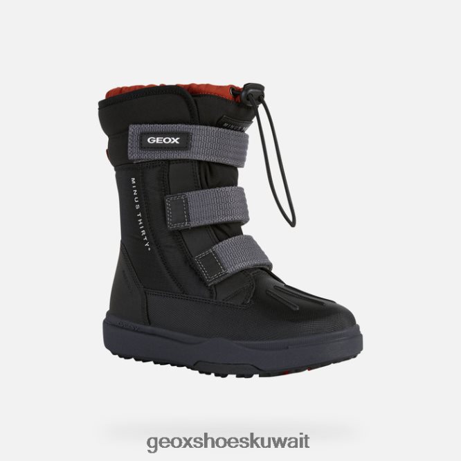 Geox BLL84T1319 Bunshee Pg Abx Boy Black/Rust