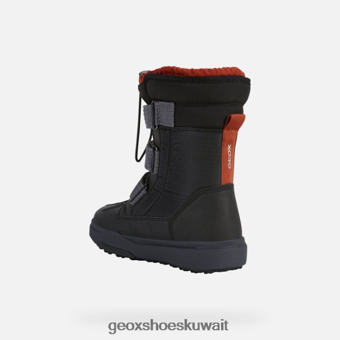 Geox BLL84T1319 Bunshee Pg Abx Boy Black/Rust