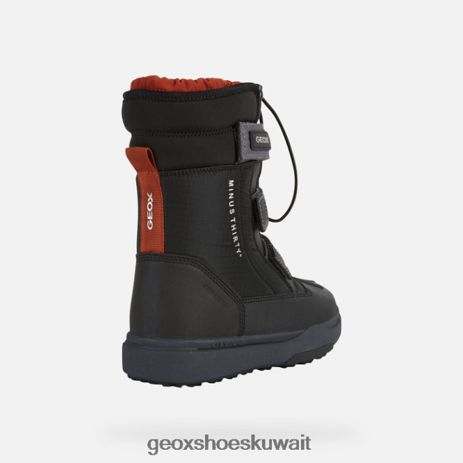 Geox BLL84T1319 Bunshee Pg Abx Boy Black/Rust