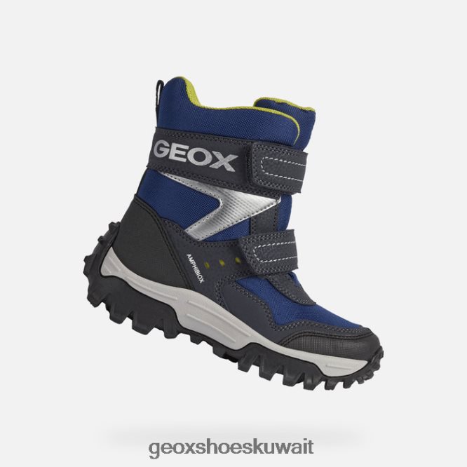 Geox BLL84T1331 Himalaya Abx Boy Navy/Lime Green