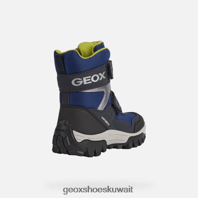 Geox BLL84T1331 Himalaya Abx Boy Navy/Lime Green