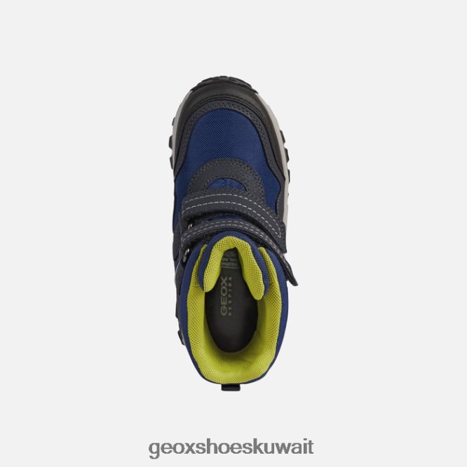 Geox BLL84T1331 Himalaya Abx Boy Navy/Lime Green