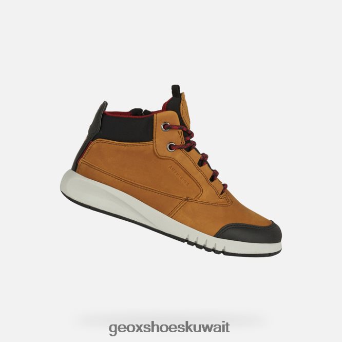Geox BLL84T1333 Aeranter Abx Boy Light Brown/Dark Red