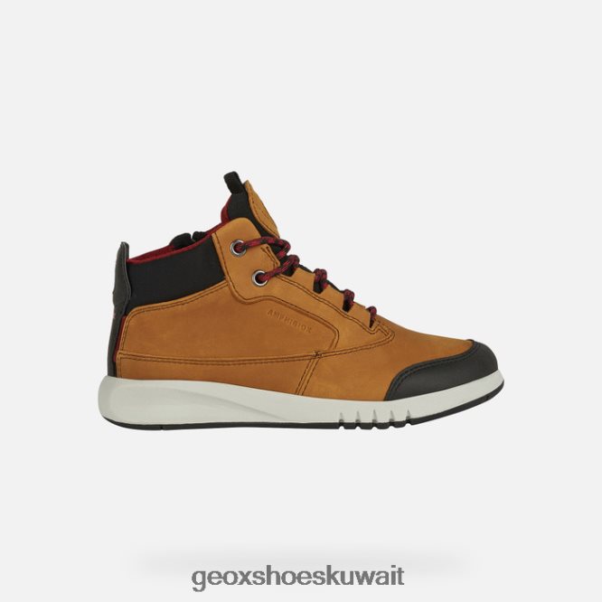 Geox BLL84T1333 Aeranter Abx Boy Light Brown/Dark Red