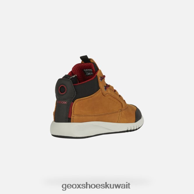 Geox BLL84T1333 Aeranter Abx Boy Light Brown/Dark Red