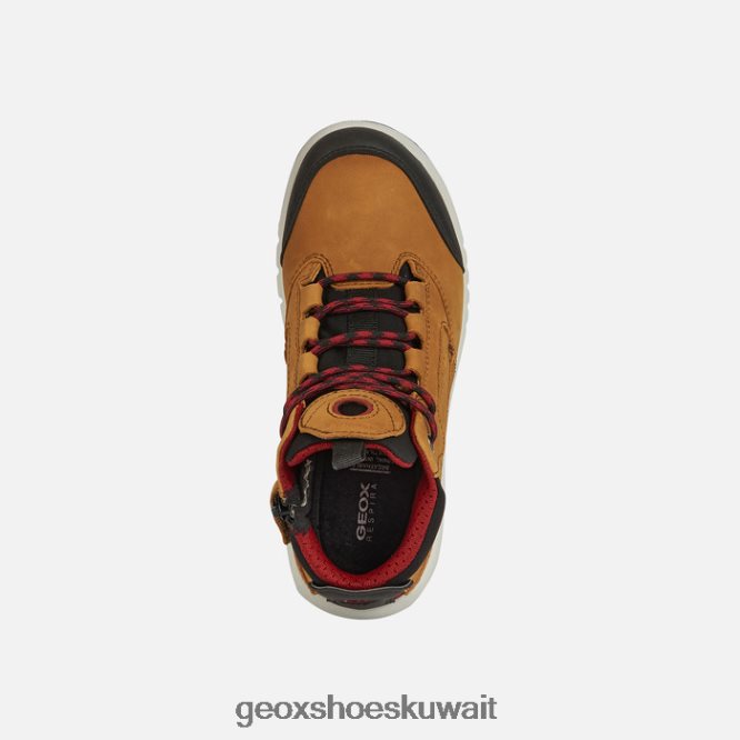 Geox BLL84T1333 Aeranter Abx Boy Light Brown/Dark Red