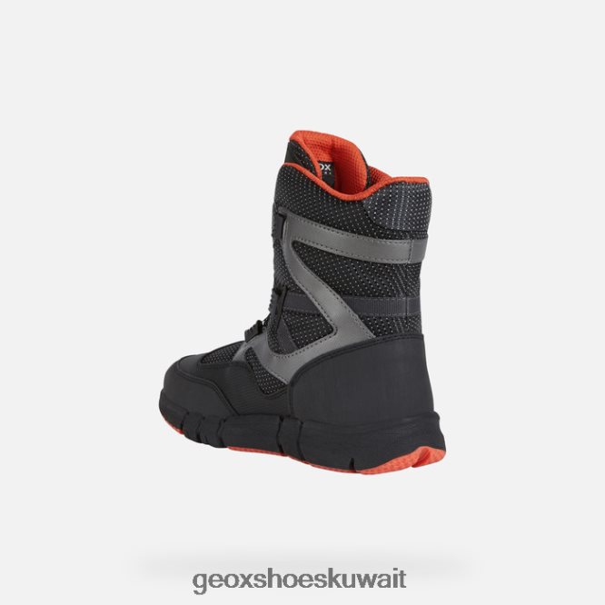 Geox BLL84T1335 Flexyper Abx Boy Black/Orange