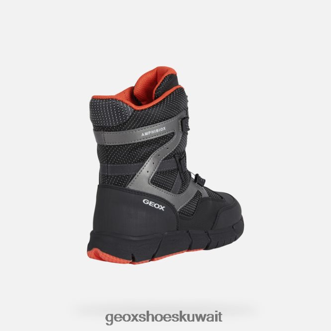 Geox BLL84T1335 Flexyper Abx Boy Black/Orange