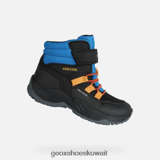 Geox BLL84T1341 Sentiero Abx Boy Black/Sky