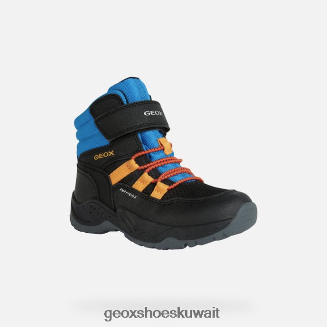 Geox BLL84T1341 Sentiero Abx Boy Black/Sky