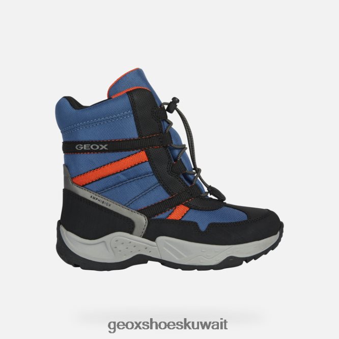 Geox BLL84T1357 Sentiero Abx Boy Avio/Orange
