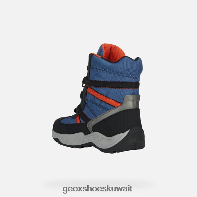 Geox BLL84T1357 Sentiero Abx Boy Avio/Orange