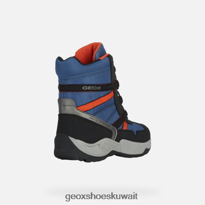 Geox BLL84T1357 Sentiero Abx Boy Avio/Orange