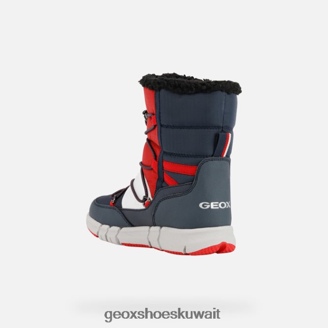 Geox BLL84T1362 Flexyper Abx Boy Navy/Red