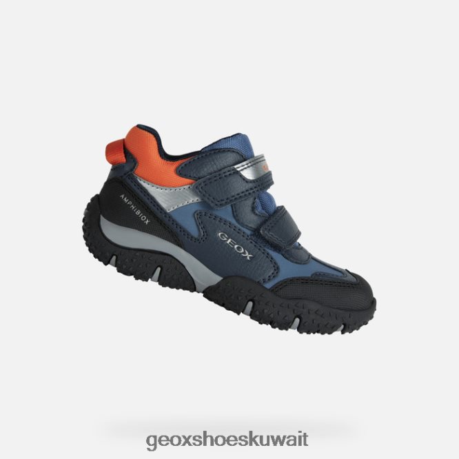 Geox BLL84T1366 Baltic Abx Boy Navy/Orange