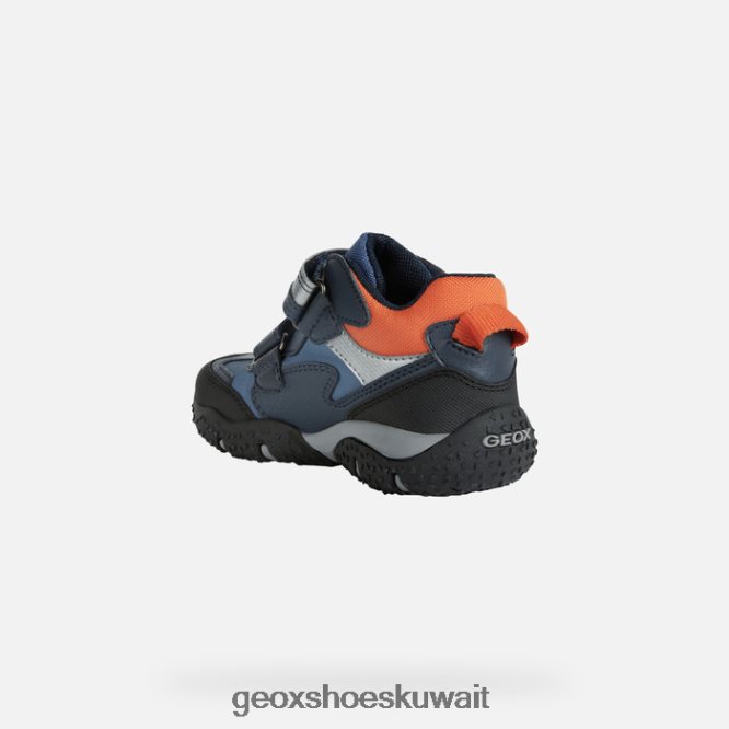 Geox BLL84T1366 Baltic Abx Boy Navy/Orange