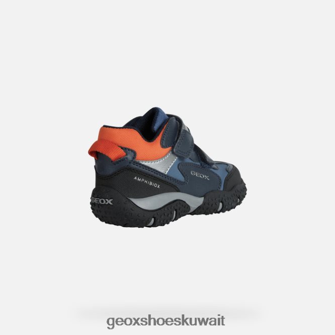 Geox BLL84T1366 Baltic Abx Boy Navy/Orange