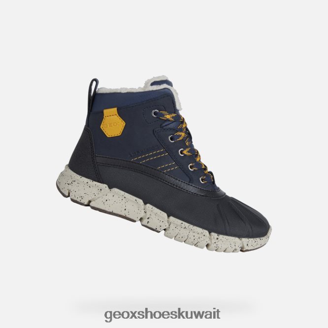 Geox BLL84T1995 Flexyper Abx Boy Navy/Yellow