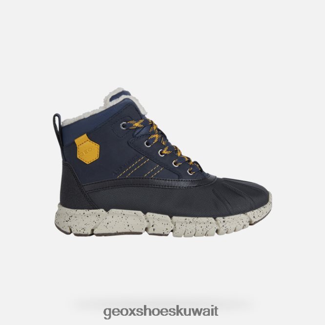 Geox BLL84T1995 Flexyper Abx Boy Navy/Yellow