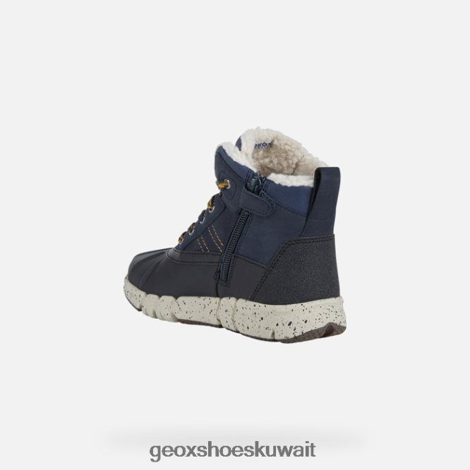 Geox BLL84T1995 Flexyper Abx Boy Navy/Yellow