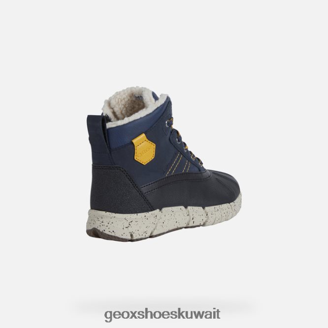Geox BLL84T1995 Flexyper Abx Boy Navy/Yellow