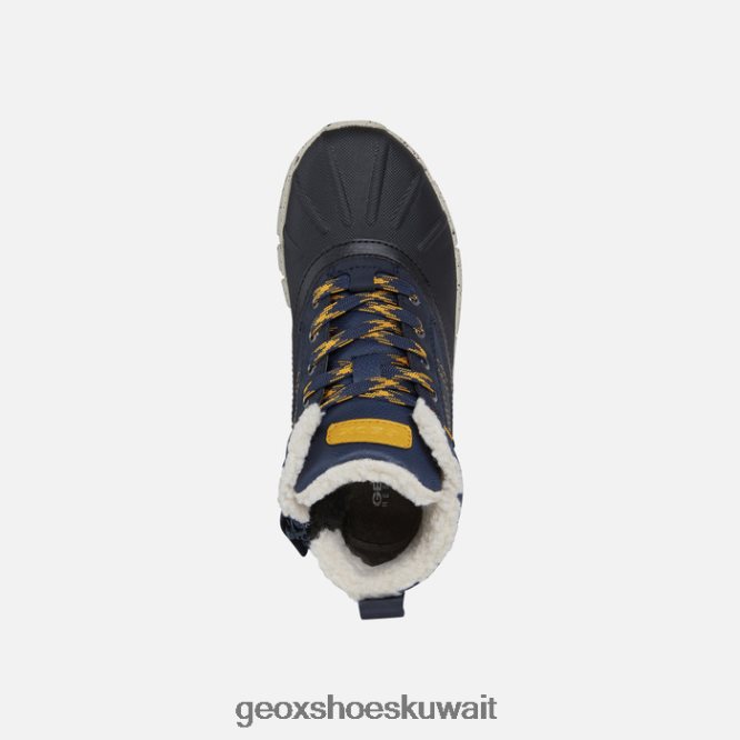 Geox BLL84T1995 Flexyper Abx Boy Navy/Yellow