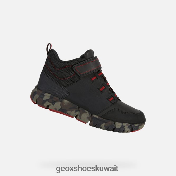 Geox BLL84T1996 Flexyper Abx Boy Black/Red
