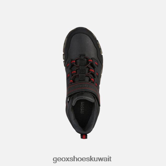 Geox BLL84T1996 Flexyper Abx Boy Black/Red